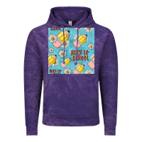 Cloud Purple back to school seamless pattern Vintage Hoodie - BundleAndBundleShop