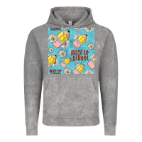 Cloud Rock back to school seamless pattern Vintage Hoodie - BundleAndBundleShop