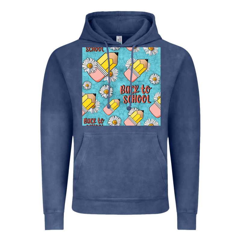 Back To School Seamless Pattern Vintage Hoodie by BundleAndBundleShop | Teevron
