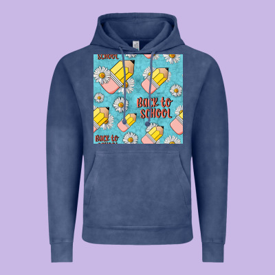 Back To School Seamless Pattern Vintage Hoodie Designed By Bundleandbundleshop