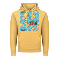 Vintage Mustard back to school seamless pattern Vintage Hoodie - BundleAndBundleShop