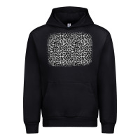 Black grey leopard background Urban Hoodie - OliviaCreatesArt