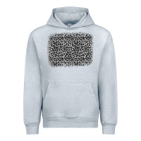 Heather Grey grey leopard background Urban Hoodie - OliviaCreatesArt