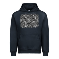 Navy grey leopard background Urban Hoodie - OliviaCreatesArt
