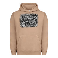 Pigment Burro grey leopard background Urban Hoodie - OliviaCreatesArt