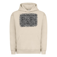 Pigment French Oak grey leopard background Urban Hoodie - OliviaCreatesArt