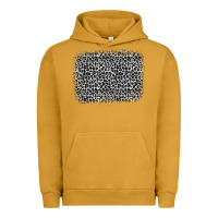 Pigment Peanut Butter grey leopard background Urban Hoodie - OliviaCreatesArt