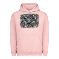Pigment Salmon grey leopard background Urban Hoodie - OliviaCreatesArt