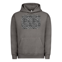 Pigment Tornado grey leopard background Urban Hoodie - OliviaCreatesArt