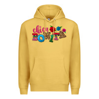Antique Gold Chica bonita Premium Hoodie - NancyCooperArtShop
