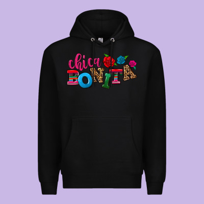 Chica Bonita Premium Hoodie Designed By Nancycooperartshop