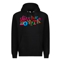Black Chica bonita Premium Hoodie - NancyCooperArtShop