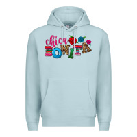 Blue Mist Chica bonita Premium Hoodie - NancyCooperArtShop