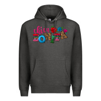 Charcoal Heather Chica bonita Premium Hoodie - NancyCooperArtShop