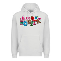 Dove Grey Chica bonita Premium Hoodie - NancyCooperArtShop