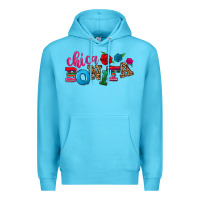 Ocean Blue Chica bonita Premium Hoodie - NancyCooperArtShop