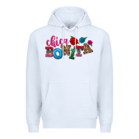 White Chica bonita Premium Hoodie - NancyCooperArtShop
