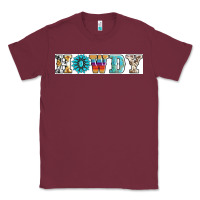 Burgundy howdy Classic Tee - AdoDesignShop