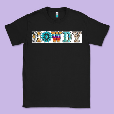 Howdy Classic Tee Designed By Adodesignshop