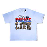 Grape Ice police life Urban Heavy Tee - AdoDesignShop