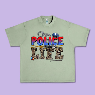 Police Life Urban Heavy Tee Designed By Adodesignshop