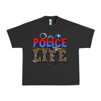 Pigment Black police life Urban Heavy Tee - AdoDesignShop