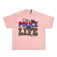 Salmon police life Urban Heavy Tee - AdoDesignShop