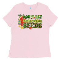 Bubblegum Pink dont eat watermelon seeds with summer Ladies Tee - texasbilliewilder
