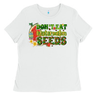 White dont eat watermelon seeds with summer Ladies Tee - texasbilliewilder
