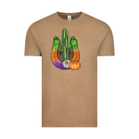 Horseshoe Halloween Cactus Vintage Tee | Teevron