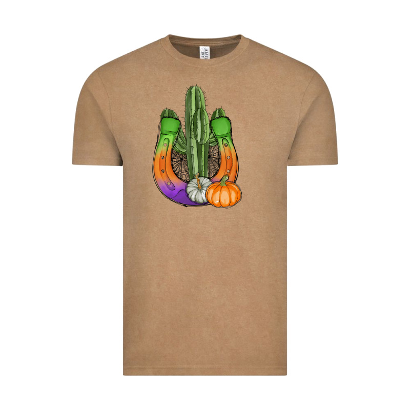 Horseshoe Halloween Cactus Vintage Tee by AdoDesignShop | Teevron