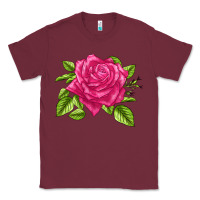 Burgundy perfume delight rose Classic Tee - LillyAllenDesigns