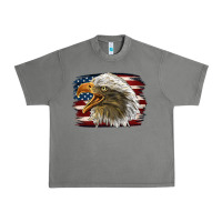 Tornado American Flag Eagle Urban Heavy Tee - LillyAllenDesigns