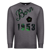 Charcoal Heather Born In 1953 Premium Sweatshirt - Bettercallsaul