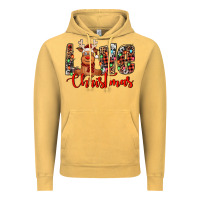 Vintage Mustard love christmas reindeer Vintage Hoodie - Jasminsmagicworld