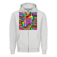 Dove Grey Pride LGBTQ+ Proud Mom With Leoapard Patterns Zipper Hoodie - BundleAndBundleShop