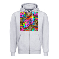 Heather Grey Pride LGBTQ+ Proud Mom With Leoapard Patterns Zipper Hoodie - BundleAndBundleShop