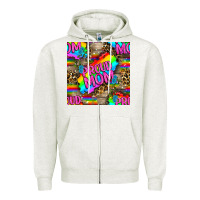 Oatmeal Heather Pride LGBTQ+ Proud Mom With Leoapard Patterns Zipper Hoodie - BundleAndBundleShop