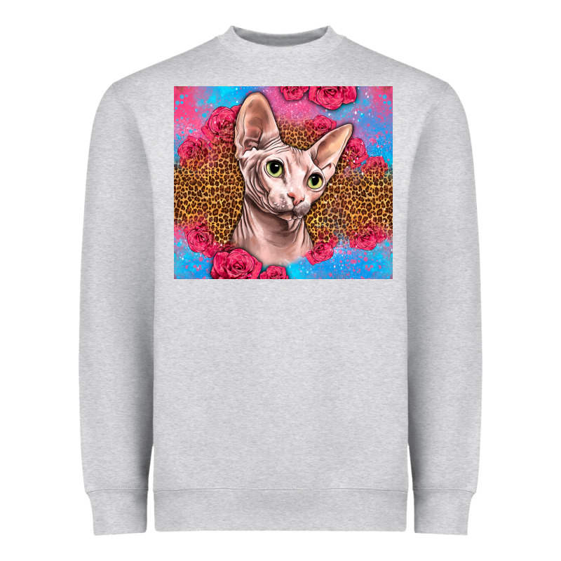 Western Sphynx Cat Heavyweight Sweatshirt by LillyAllenDesigns | Teevron