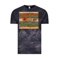 Cloud Black arrow wooden sunflower Vintage Tee - Artiststas
