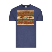 Vintage Denim arrow wooden sunflower Vintage Tee - Artiststas