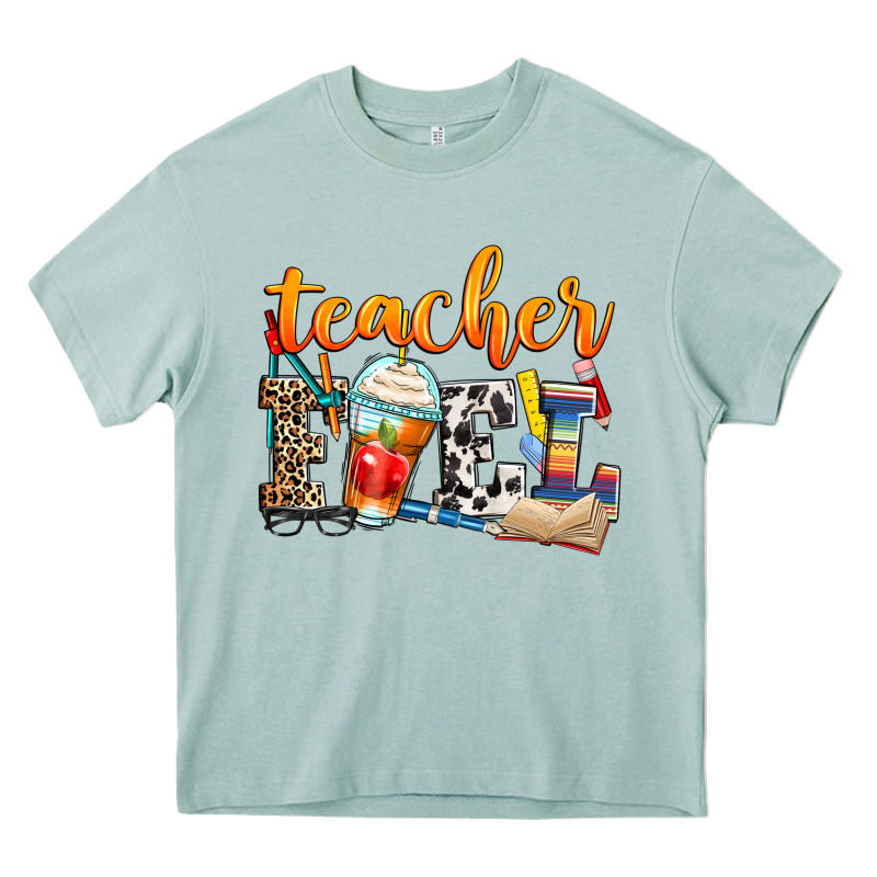 Teacher Fuel Heavy Core Tee by Zillion Design Studio | Teevron