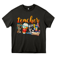 Asphalt teacher fuel Heavy Core Tee - Zillion Design Studio