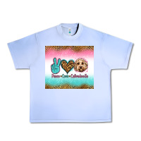 Grape Ice peace love labradoodle Urban Heavy Tee - Jasminsmagicworld