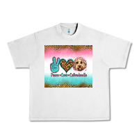 Lunar Rock peace love labradoodle Urban Heavy Tee - Jasminsmagicworld