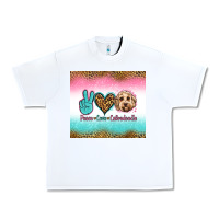 White peace love labradoodle Urban Heavy Tee - Jasminsmagicworld