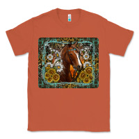 Copper Western Horse Mouse Pad Classic Tee - CowhideDigitalArt