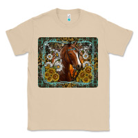 Mushroom Western Horse Mouse Pad Classic Tee - CowhideDigitalArt