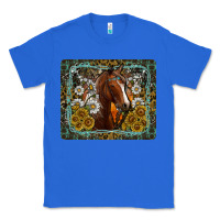True Royal Western Horse Mouse Pad Classic Tee - CowhideDigitalArt
