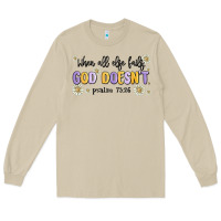 Mushroom when all else fails god doesnt Long Sleeve Tee - MaliasSmallBusiness